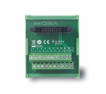 DIN-Rail mounting screw terminal module with 20-pin connector