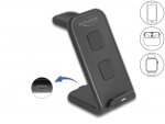 Juhtmevaba USB laadimisalus (3in1), 5/5/15W, must