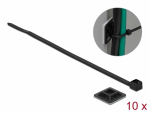 Kaablisidemed fiksaatoriga 200 x 2.5mm, mustad (10tk)