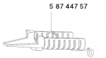 Varuosa. 58744757 spring B26 (3pcs.)
