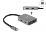 USB-C hub: 4x USB-C, 10Gbps, hall