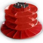 CAROUSEL diam.450mm 4 dishes orange not ESD plastic