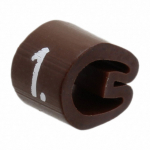 Kaablim&auml;rgis &acute;&acute;1&acute;&acute; pruun, 3,8-6,3mm, kaablile / 1000tk pakis