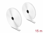 Takjapael rullis 20mm x 15.0m heavy duty, valge