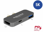 USB-C dock Mac&acute;ile: 2xUSB-C (Thunderbolt), 1xHDMI, 1xUSB 3.1-A