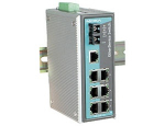 Switch: 7 x 10/100BaseT(X), 1 x 100BaseFX single-mode SC, -40 kuni 75&deg;C, mittemanageeritav DIN
