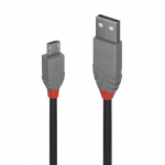 USB 2.0 kaabel A - Micro B 3.0m, ANTHRA