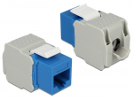 Modularpesa RJ45 Cat6 varjestamata, t&ouml;&ouml;riistavaba, sinine