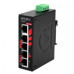 Switch: 4 x 10/100/1000BaseT(X) PoE+, 1 x 10/100/1000BaseT(X), kompaktne, -10 kuni 70&deg;C, mittemanageeritav, DIN, 48-55VDC