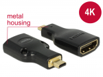 &Uuml;leminek HDMI Micro-D (M) - HDMI (F) 4K@60Hz