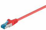 V&otilde;rgukaabel Cat6a S/FTP 1.0m, punane, PiMF, LSZH, CU