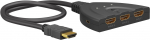 HDMI switch, 3 sisse/ 1 v&auml;lja, 4K Ultra HD 2160p@60Hz, 0,55m