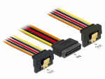 SATA Toitekaabel 15pin - 2x SATA 15 pin, 0.3m