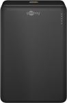 Akupank: USB-C (PD), 10.000mAh, 15W, must, juhtmevaba (wireless), Li-Po