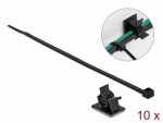 Kaablisidemed klambriga 200 x 3.6mm, mustad (10tk)