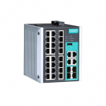 Switch: 24 x 10/100BaseT(X), 4 x 10/100/1000BaseT(X) v&otilde;i x SFP pesa, -40 kuni 75&deg;C