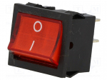 Klahvl&uuml;liti DPST On-Off 6A 250V Rocker