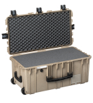 Kohver 832x466x369mm, veekindel, liivakarva, vahuga, ratastega, IP67, 11.8kg