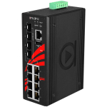 Switch: 8 x 10/100/1000BaseT(X) PoE+, 4 x SFP, -40 kuni 75&deg;C, manageeritav, DIN, 48-55VDC, ATEX