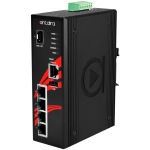 Switch: 4 x 10/100/1000BaseT(X), 1 x SFP, -40 kuni 80&deg;C, manageeritav, DIN