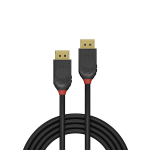DisplayPort kaabel 0.5m, 16K 16360x8640@60Hz, 54 Gbit/s, Black Line