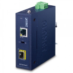 T&ouml;&ouml;stuslik konverter: 10/100/1000BaseT(X) to 100/1000 SFP, LFP, -40 kuni 75&deg;C