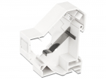 Kinnitus DIN-rail RJ45 modularpesadele, maandusega