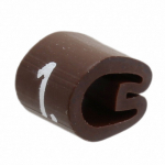 Kaablim&auml;rgis &acute;&acute;1&acute;&acute; pruun, 3,4-5,7mm, kaablile / 1000tk pakis