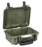 Kohver 316x270x143mm, veekindel, roheline, IP67, 1.32kg