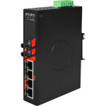 Switch: 4 x 10/100BaseT(X) PoE, 1 x 100BaseFX multi-mode ST, -40 kuni 80&deg;C, mittemanageeritav, DIN, 48-55VDC