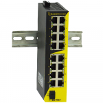 Switch: 16x 10/100BaseT(X), 1x SFP, 5 VDC - 30 VDC, -40&deg;C kuni +80&deg;C