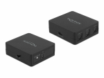 Toslink switch, 1 sisse / 3 v&auml;lja, metallist karp, usb toitega