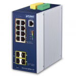 Switch: 8 x 10/100/1000Mbps PoE+, 2 x SFP, 2 x SFP 1G/2.5G, 1 x RJ-45 console, Layer 2/4 w/ 12V Booster