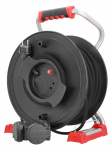 230V Toitekaabli pikendus 3 pesa / 38.5m + 1.5m rull kaablitrummel IP44 3G 1.5 mm&sup2; plastikust