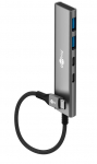 USB-C 3.2 hub: 2x USB 3.2, 2x USB-C 3.2, 5Gbit/s, Slim, hall