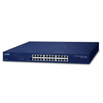 Switch: 24 x 10/100/1000Mbps, metallist, Standard, Flow Control Off, VLAN, Extend, r&auml;kitav