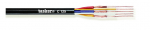 Multivideo kaabel 3x0.12mm&sup2; + 2x0.12mm&sup2;, must, spiraalvarje, PVC, OFC, 100m/rull