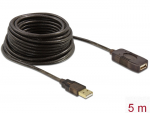 USB 2.0 pikenduskaabel (v&otilde;imendiga) 5.0m