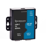 RS-232 USB-C adapter, 2 porti, 0 kuni +60 &deg;C