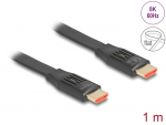 HDMI kaabel 1.0m, 8K, 7680x4320@60Hz, 48Gbps, eARC, Dynamic HDR, Dolby Vision, Flat Ribbon