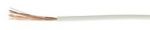 Montaažijuhe 0.75mm&sup2;, valge 500V PVC &oslash;2,10mm, Cu, 100m/rull