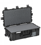 Kohver 832x466x279mm, veekindel, must, vahuga, ratastega, IP67, 9.5kg