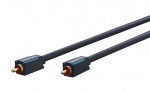 RCA kaabel 7.5m, kullatud, OFC, topeltvarjega, 75Ohm, tumesinine