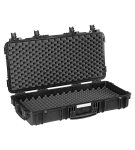 Kohver 846x427x167mm, veekindel, must, lainelise vahuga, IP67, 6.4kg