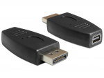 &Uuml;leminek DisplayPort (M) - Mini DisplayPort (F)