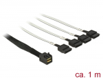 Mini SAS kaabel 1.0m (SFF-8643 - 4x SATA 7 pin )