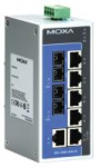 Switch: 6 x 10/100BaseT(X), 2 x 100BaseFX single-mode SC, -10 kuni 60&deg;C, mittemanageeritav, plastikust DIN
