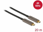 USB-C video kaabel 20.0m, Active Optical 4K 60Hz