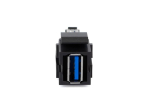 Keystone moodul: USB 3.0 A F / F, must