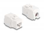 Modularpesa RJ45 Cat6a varjestamata t&ouml;&ouml;riistavaba, valge